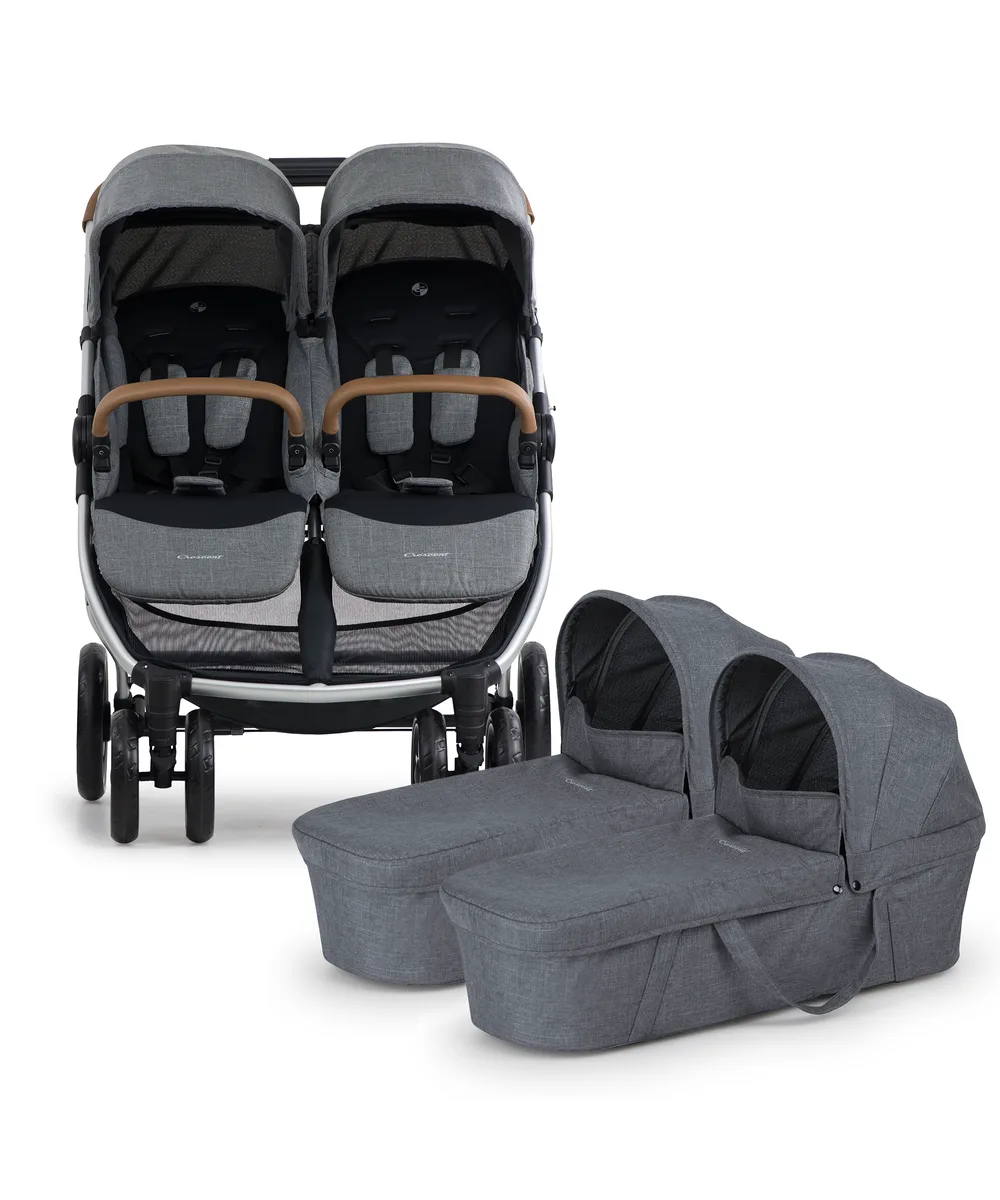Crescent Duo Lightway Tvillingvagn med Liggdel